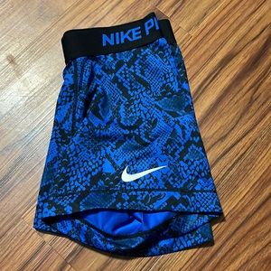 Blue Nike pros